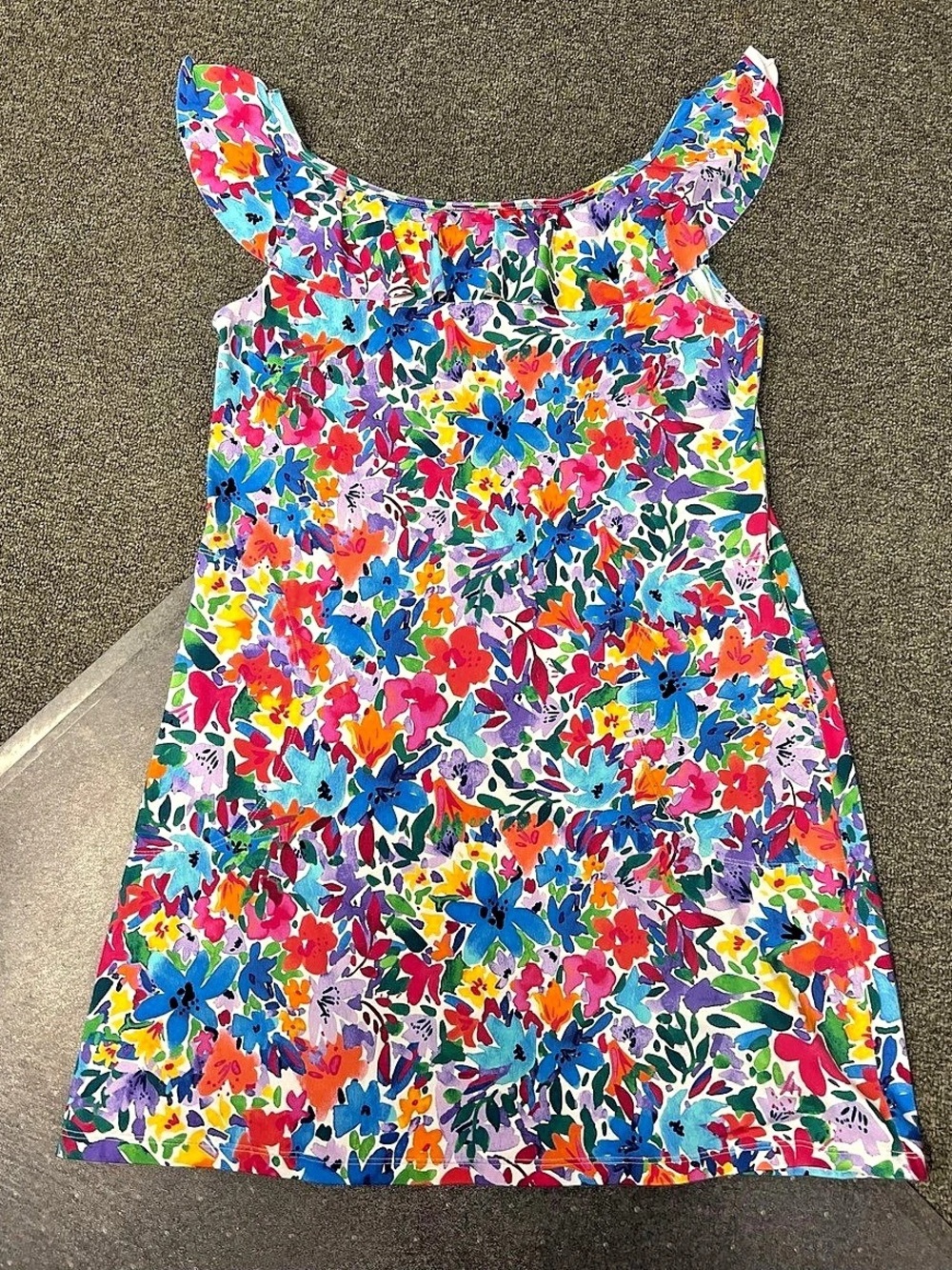 Tommy Bahama Floral Mini Dress in Multicolor Size Large Like New